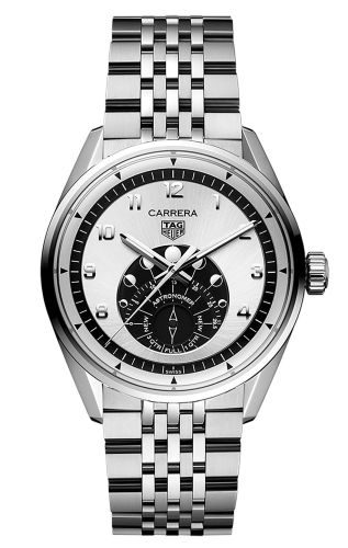 TAG Heuer Carrera Astronomer Stainless Steel / Silver / Bracelet